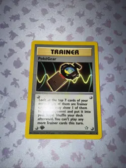 Pokemon Neo Genesis 1st Edition Non-Holo Rare Card 88/111 Pokegear Near Mint - Image 4