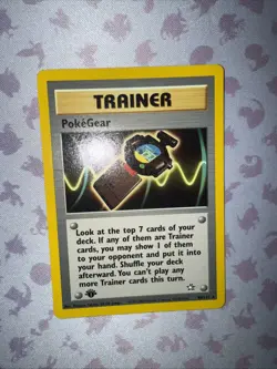 Pokemon Neo Genesis 1st Edition Non-Holo Rare Card 88/111 Pokegear Near Mint - Image 5