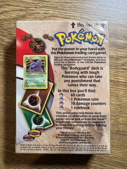 Pokemon Bodyguard Theme Deck Fossil Factory Sealed WOTC 1999 Vintage Cards - Image 2
