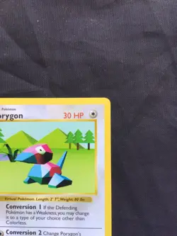 Pokemon Cards: Base Set 1st Edition Uncommon: Porygon 39/102 - Image 3