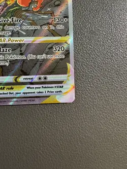 Pokemon TCG Charizard UPC Charizard VSTAR Black Star Promo Card SWSH262 - NM - Image 5