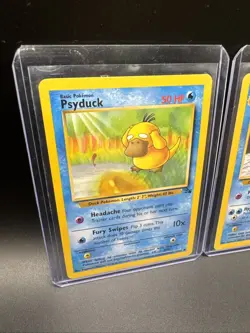 Psyduck & Golduck - 1999 Fossil Pokemon Cards 151 - Image 2