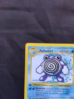 Pokemon Cards: Base Set 1st Edition Uncommon: Poliwhirl 38/102 - Image 2