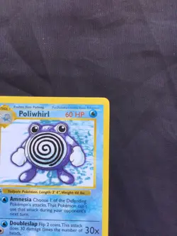 Pokemon Cards: Base Set 1st Edition Uncommon: Poliwhirl 38/102 - Image 3