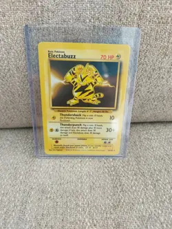 Pokemon TCG Electabuzz Base Set Trading Card 20/102 Regular Rare - Image 5