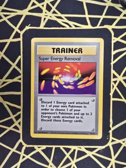 🔥 Super Energy Removal 79/102 🔥 Original Non Holo Rare Base Set Pokemon Card - Image 2