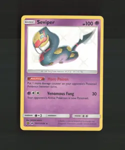 Seviper SV15/SV94 Hidden Fates Baby Shiny Holo Rare Pokemon Card - Image 2