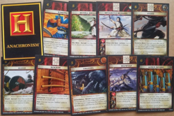 ANACHRONISM Card Game History Channel 10 BOOSTER Cards Beowulf Grendel 2004 - Image 1