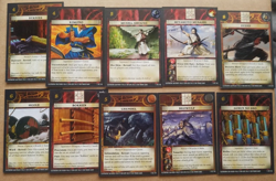 ANACHRONISM Card Game History Channel 10 BOOSTER Cards Beowulf Grendel 2004 - Image 2