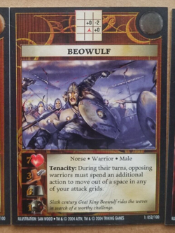 ANACHRONISM Card Game History Channel 10 BOOSTER Cards Beowulf Grendel 2004 - Image 3