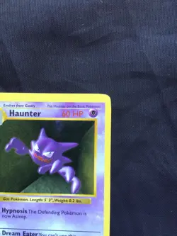 Pokemon Cards: Base Set 1st Edition Uncommon: Haunter 29/102 - Image 3