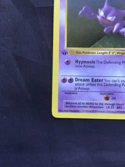 Pokemon Cards: Base Set 1st Edition Uncommon: Haunter 29/102 - Image 5
