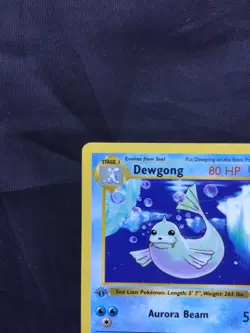 Pokemon Cards: Base Set 1st Edition Uncommon: Dewgong 25/102 - Image 2
