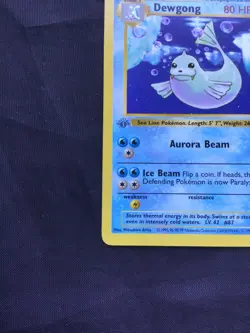 Pokemon Cards: Base Set 1st Edition Uncommon: Dewgong 25/102 - Image 5