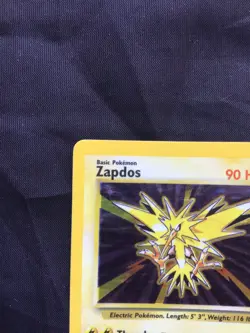 Pokemon Cards: Base Set Rare Holo: Zapdos 16/102 - Image 3