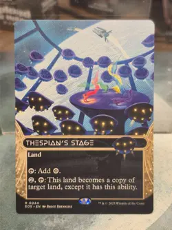 R 0044 Thespian's Stage STELLAR SIGHTS BORDERLESS Edge of Eternities MTG Card - Image 1