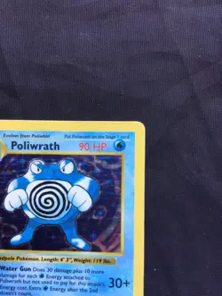 Pokemon Cards: Base Set 1st Edition Rare Holo: Poliwrath 13/102 - Image 4