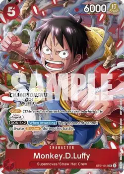 Monkey.D.Luffy (CS 2024 Celebration Pack) [ST01-012] (One Piece Promotion Cards) - Image 1
