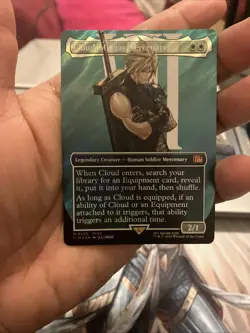 Cloud, Midgar Mercenary (Borderless) (Surge Foil) Final Fantasy Foil - Image 5