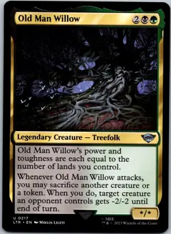 Magic The Gathering Old Man Willow 217 Lord Of The Rings - Image 1