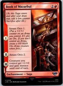 Magic The Gathering Book of Mazarbul 116 Lord Of The Rings - Image 1