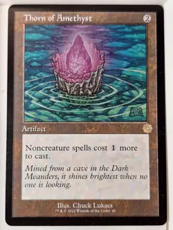 Thorn of Amethyst - RETRO FRAME - The Brothers' War - Magic the Gathering MTG - Image 1