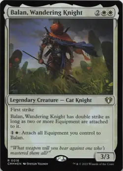 Balan, Wandering Knight - FOIL - R Commander Masters 16 - MTG - Image 1