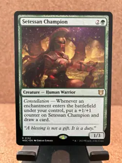 Setessan Champion Commander: Wilds of Eldraine Regular - Image 1