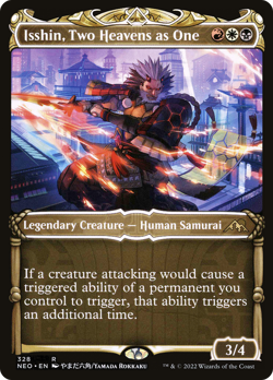 Isshin, Two Heavens as One (Showcase) [NEO-328] - Kamigawa: Neon Dynasty - Image 1