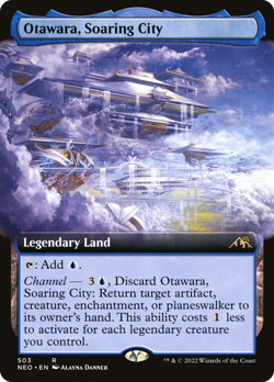 Otawara, Soaring City (Extended Art) [NEO-503] Foil - Kamigawa: Neon Dynasty - Image 1