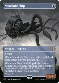 Nautiloid Ship (Borderless) [CLB-373] - Commander Legends: Battle for Baldur's - Image 1