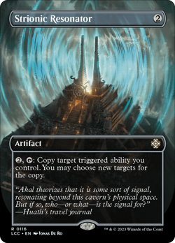 Strionic Resonator (Borderless) [LCC-116] Foil - The Lost Caverns of Ixalan - Image 1