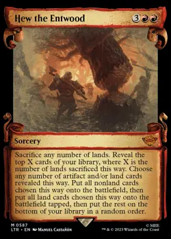 Hew the Entwood (Showcase) [LTR-587] Foil - The Lord of the Rings: Tales of - Image 1