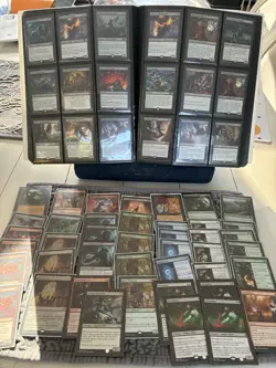 Lot Of Magic The Gathering Cards - Singles And Bulk Binder - Image 1