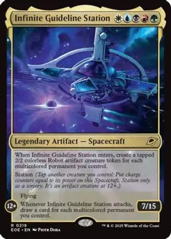 Infinite Guideline Station [EOE-219] Foil - Edge of Eternities - Image 1