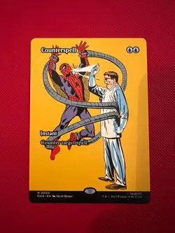Counterspell 0009 Borderless Spider-Man MTG Marvel Universe Eternal-Legal - Image 1