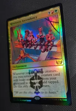 MTG *FOIL * Streets of New Capenna Rare RIVETEERS ASCENDANCY NM - Image 1