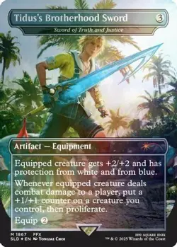 Tidus's Brotherhood Sword - Sword of Truth and Justice (Rainbow Foil) - Image 1
