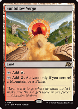Sunbillow Verge [DFT-264] Foil - Aetherdrift - Image 1