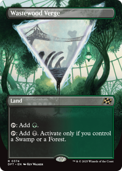 Wastewood Verge (Borderless) [DFT-374] Foil - Aetherdrift - Image 1