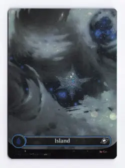 Island (Borderless) (Galaxy Foil) 0368 (L) MTG Edge of Eternities (EOE) - Image 1