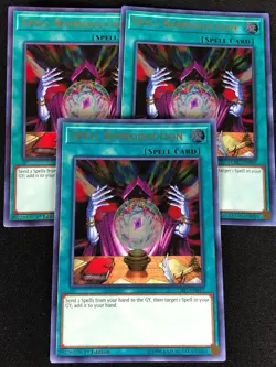 YUGIOH SPELL REPRODUCTION LCKC-EN045 1ST ULTRA X3 (NM) - Image 1