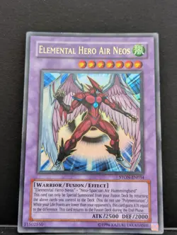 Yu-Gi-Oh Elemental Hero Air Neos / 2007 / STON EN024 / Ex Rare / Excellent Cond - Image 1