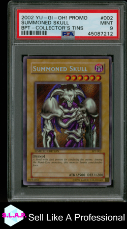 SUMMONED SKULL YU-GI-OH REV SR BPT COLLECTOR´S TINS BPT-002 2002 ENG PSA 9 - Image 1