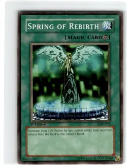 Yu-Gi-Oh! Spring of Rebirth Common LOD-076 Moderately Played 1st Edition - Image 1
