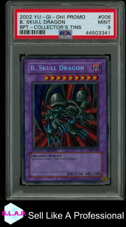B.SKULL DRAGON YU-GI-OH REV SR BPT COLLECTOR´S TINS BPT-006 2003 ENGLISCH PSA 9 - Image 1