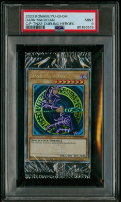 DARK MAGICIAN YUGIOH 25TH ANN. TIN: DUELING HEROES CELLO PACK - EN PSA 9 - Image 1