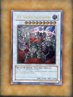 Yugioh XX-Saber Gottoms ANPR-EN044 Ultimate Rare NM - Image 1