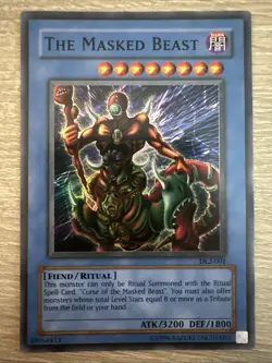 Yu-Gi-Oh the Masked Beast Super Rare Unlimited Edition DL2-001 LP - Image 1