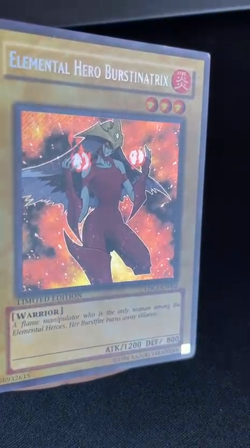 YuGiOh Elemental Hero Burstinatrix EHC1-EN002 - Lightly Played - Image 2